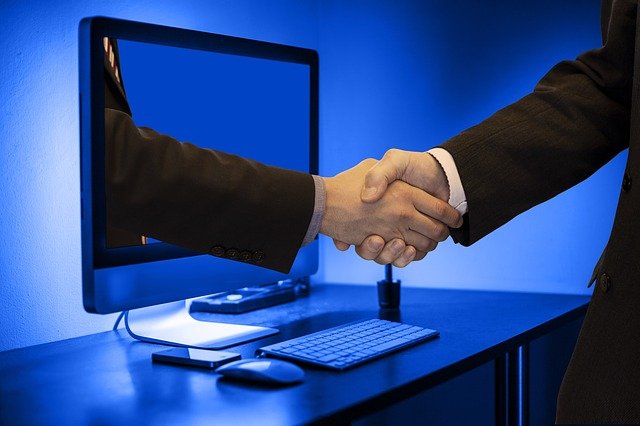 shaking hands